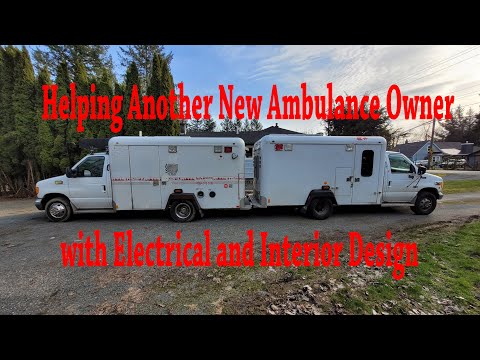 Helping a friend with an ambulance he just purchased and redoing the conversion to a RV