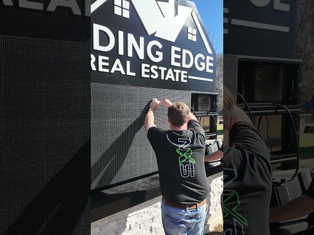 LED Board for Leading Edge Real Estate