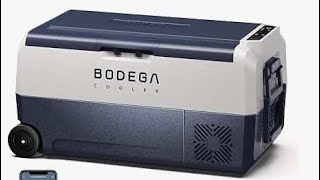 My new Bodega Cooler 12 volt car refrigerator No more Ice.