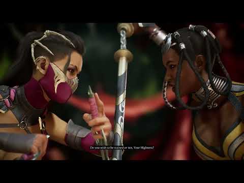 Tanya and Mileena's relationship after the battle (All Intro Dialogues Mileena vs Tanya) - MK1