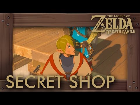 Zelda Breath of the Wild - How to Unlock Secret Shop (New Hylian Shield & Rare Armor)