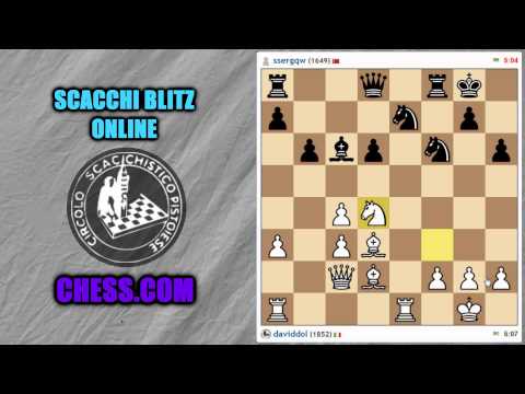 SCACCHI Partite Online 24 - chess.com - Chi Gioca Piano va Sano ma non Lontano - Queen Blunder