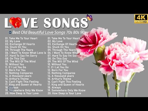Love Songs 80s 90s Playlist English 2024 - Love Songs Of All Time Playlist Romantic Love Songs