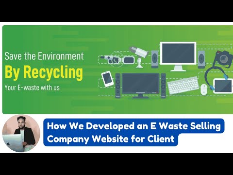 E-Waste Company Website — client website video
