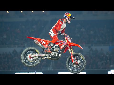 Supercross Round #10 250SX Highlights | Detroit, MI Ford Field | Mar. 18, 2023