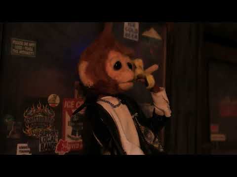 Monkey Bar Clip - Monkey Smokes Banana!