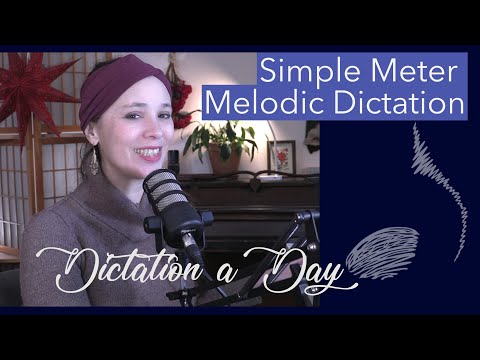 Simple Meter Melodic Dictation Practice for Beginners