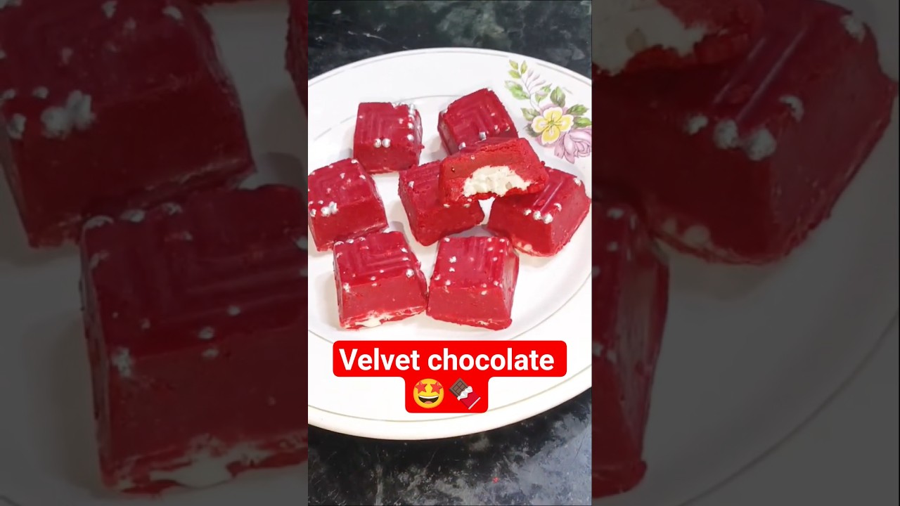 Red Chocolate with White Chocolate Filling | Handmade Chocolate