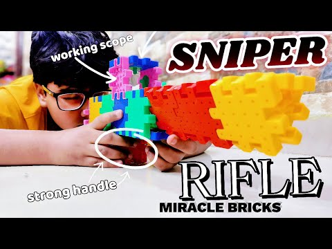HOW TO MAKE A SNIPER RIFLE WITH 101 MIRACLE BRICKS (TUTORIAL)
