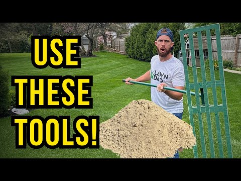 The ONLY Tools YOU Need to Level YOUR Lawn -Leveling pt 4