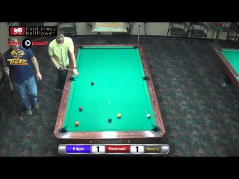 Hard Times 9 Ball - Edgie Geronimo vs Dave Hemmah - March 2015