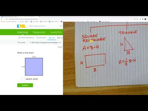 ixl 5th DD.5 Area of squares and rectangles (v21.1a)
