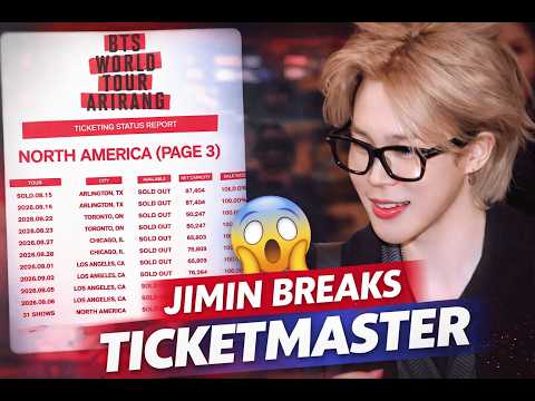 Jimin Effect: LA Concert Tickets Expected to Sell Out in Minutes