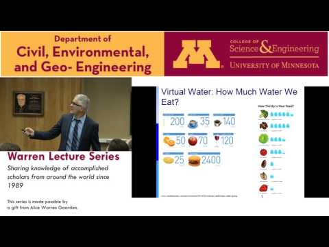 Warren Lecture Series, March 31, 2017, Menachem Elimelech, Yale University