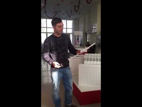 Монтаж універсальної стійки Carrera для сталевих радіаторів