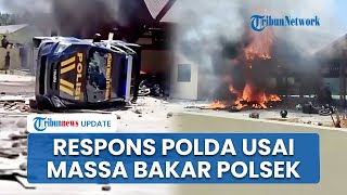 Kapolsek Madina Klarifikasi usai Massa Bakar Mapolsek: Bandar Narkoba Tak Dilepas, Melarikan Diri