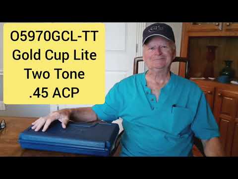 Colt Gold Cup Lite Two Tone Unboxing \u0026 Tabletop Review O5970GCL-TT .45 ACP