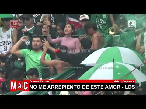 ""No me arrepiento de este amor" Los De Siempre | " Barra: Los de Siempre &bull; Club: Oriente Petrolero