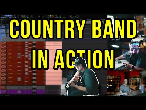 Recording a Country Song in 1 Hour with PROFESSIONAL Musicians
