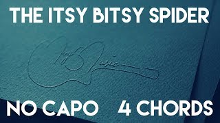How To Play The Itsy Bitsy Spider by The Countdown Kids |No Capo (4 Chords) Guitar Lesson