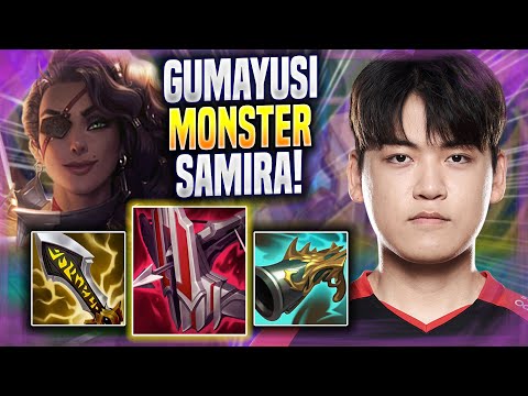 GUMAYUSI IS A MONSTER WITH SAMIRA! - T1 Gumayusi Plays Samira ADC vs Ashe! | Season 2022