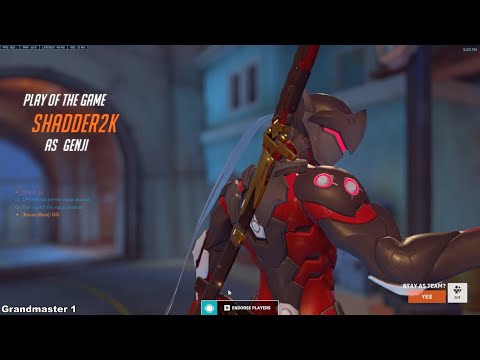 Overwatch 2 Highest Ranked Genji Shadder2k Showing His Gameplay Tricks