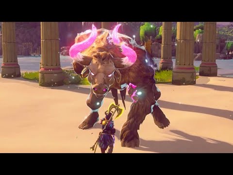 Nightmare of Daidalos Legendary Minotaur Mini Boss Fight - Immortals Fenyx Rising