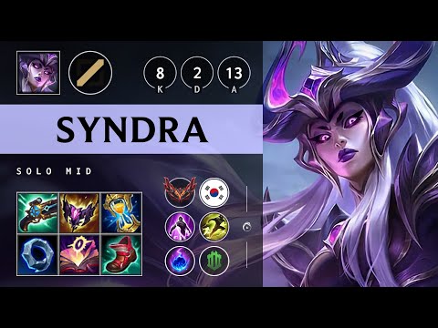 Syndra Mid vs Zoe - KR Grandmaster Patch 25.11