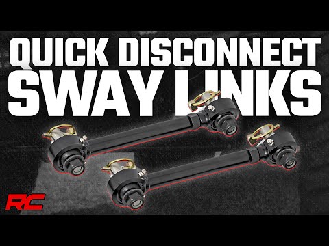 Quick Disconnect Sway Links for 3.5 - 6" Lifted  Jeep Gladiator JT, Wrangler JK, Wrangler JL