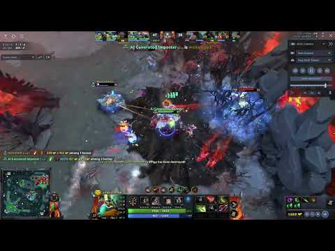 Dota 2 Gyrocopter Rampage, after being griefed by team and tipped by Tinker mid earlier.