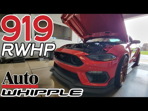 2018 Mustang GT Whipple Supercharger (900+ RWHP DYNO) 10 RIB 17 psi E85 Automatic Headers