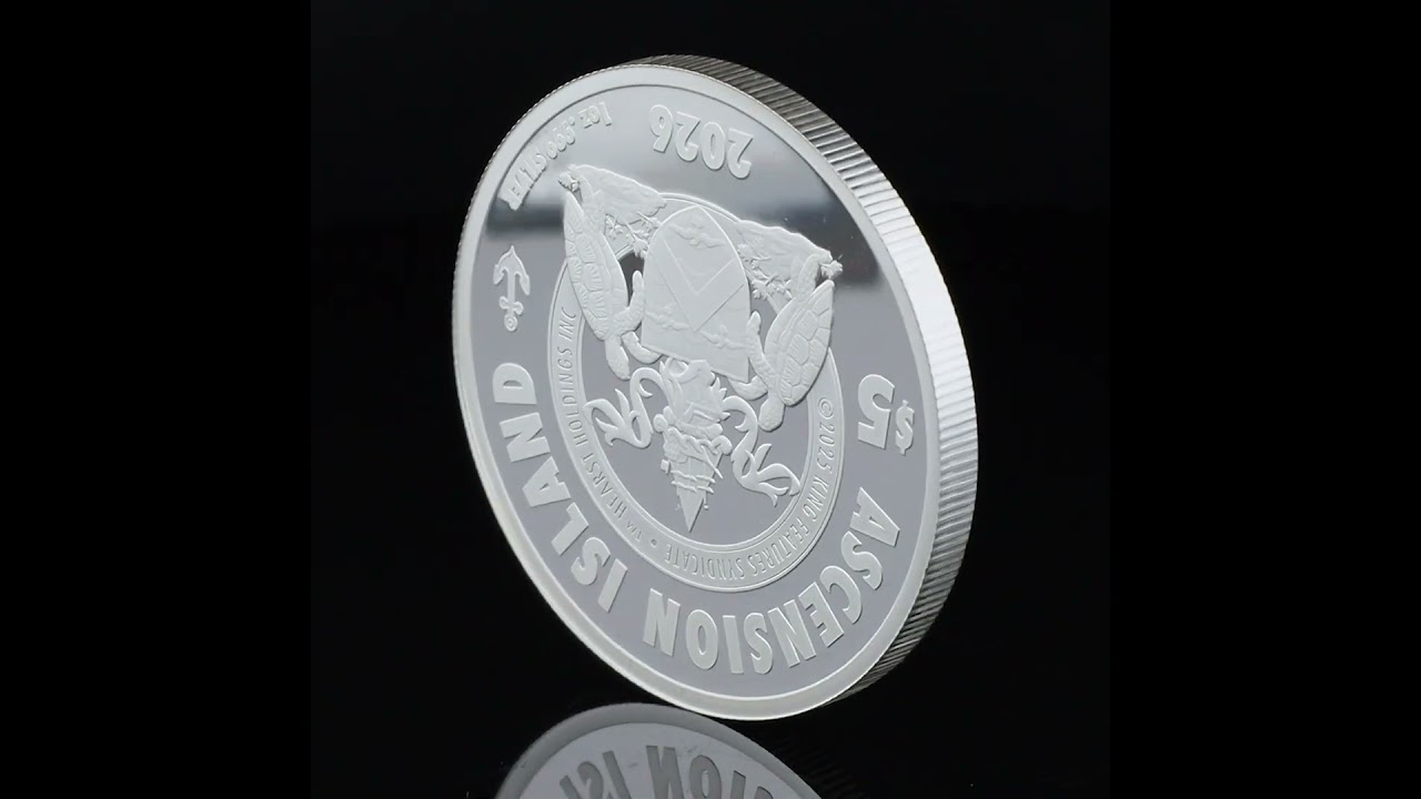 2026 1 oz. Silver $5 Ascension Island Popeye® & Olive Oyl™ Love
