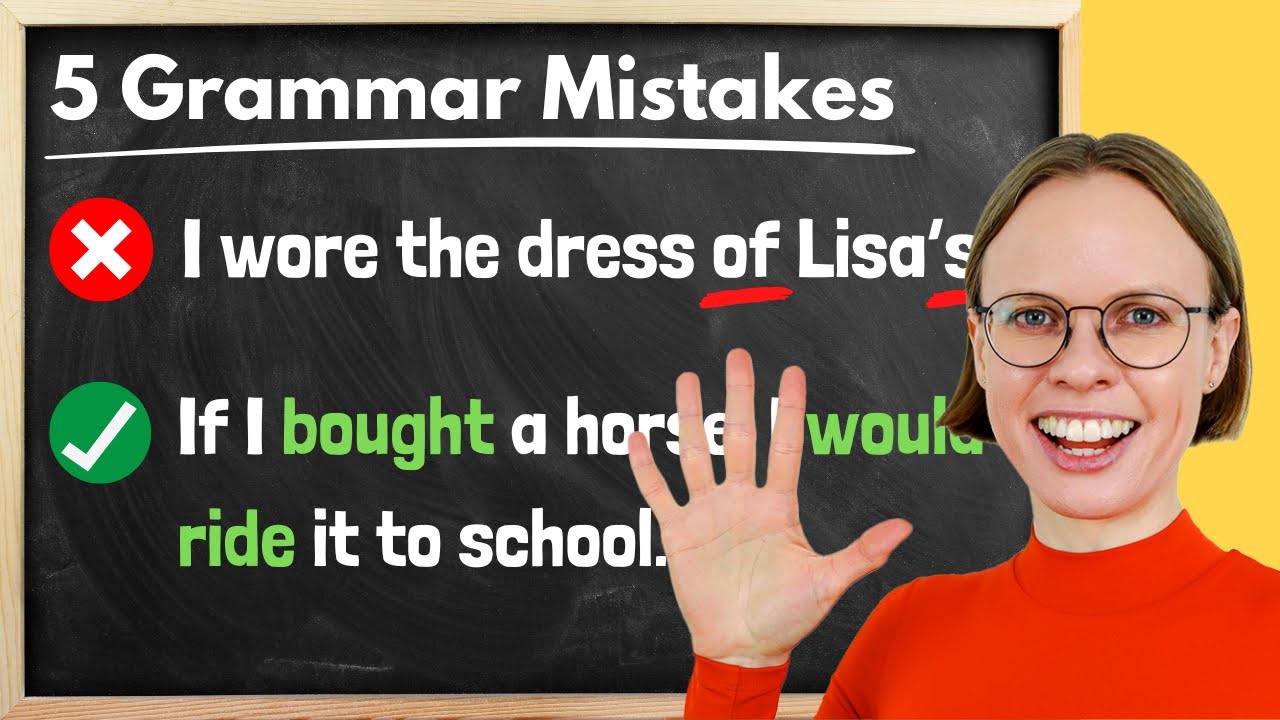 TOEFL - 5 Grammar Mistakes You Must Avoid!