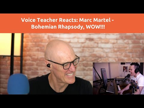 Voice Teacher Reacts: Marc Martel: Bohemian Rhapsody Live (One Take)