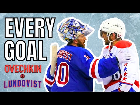 Alex Ovechkin ALL 24 Goals & 13 Playoff Goals vs Henrik Lundqvist 2005-2020