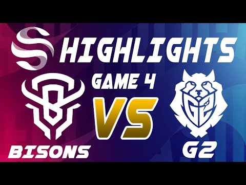 Bisons Eclub vs G2 Arctic Game 4 Highlights - LEAGUE OF LEGENDS - SUPERLIGA - PLAYOFFS
