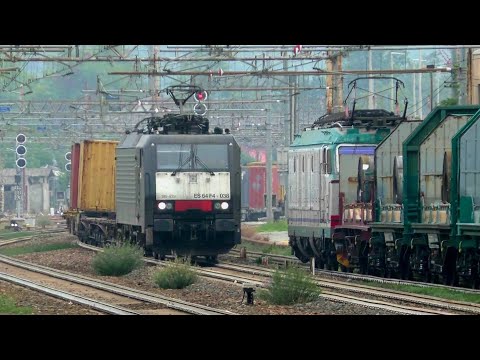 Il grande traffico ferroviario Merci & Passeggeri della stazione di Arquata Scrivia, PARTE 1/2