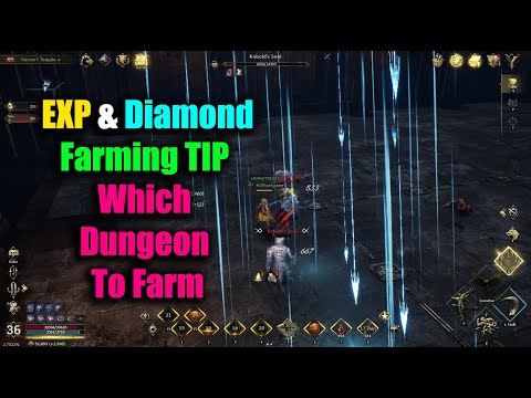 Legend of Ymir Farm EXP & Diamond TIP Which Dungeon To Farm