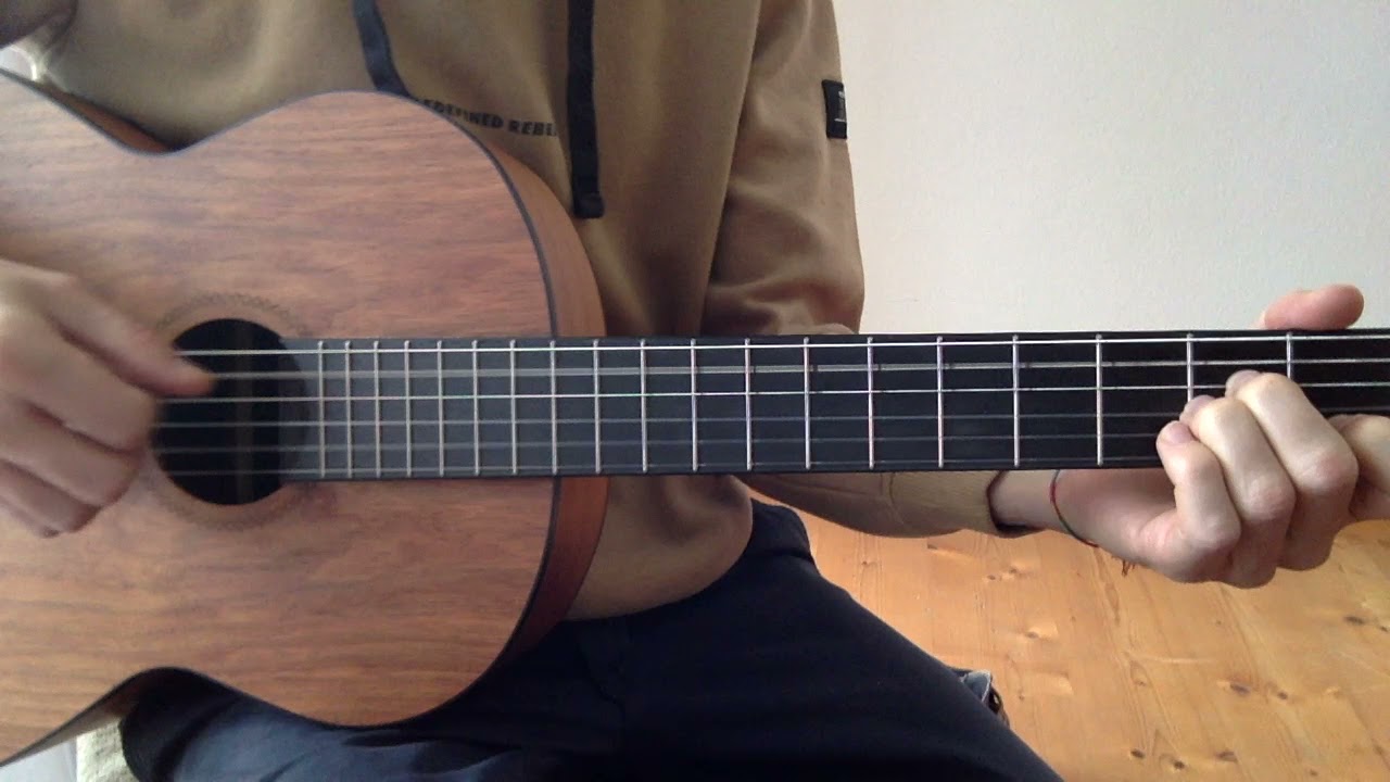 Roberto Barlocci playing We Wish You A Merry Christmas MelodyChords on solo guitar
