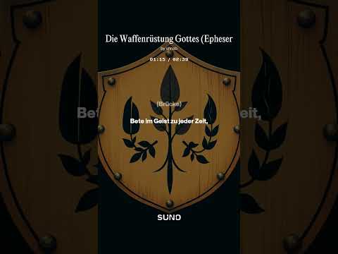 Die Waffenrüstung Gottes (Epheser 6) | Christliches Lied von Shnab | Glaube & Stärke