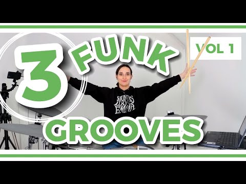 Funk Drumming: Levels 1-3 🕺