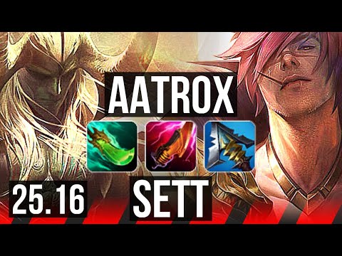 AATROX vs SETT (TOP) | Legendary, 16/3/6 | KR Master | 25.16