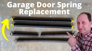 How to Replace Garage Door Springs EASY