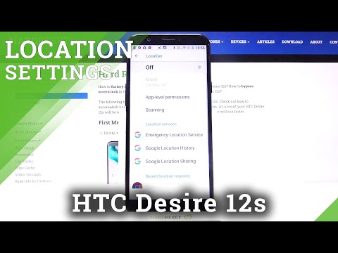 How to Disable Location Tracking in HTC Desire 12s – Manage Location Settings