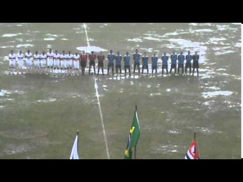 Mauaense 0 x 2 Portuguesa Santista-Série-b 25/07/15-Hino Nacional.