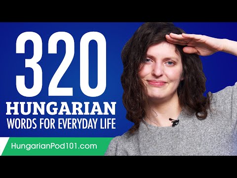 320 Hungarian Words for Everyday Life - Basic Vocabulary #16
