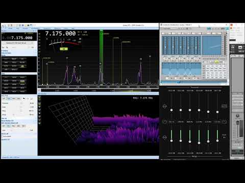HAM RADIO-RXDAP DEMO WITH BERTOM DENOISER PRO