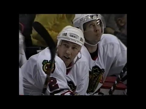 Chicago Blackhawks @ Nashville Predators - Nov. 21, 2001 - Alex Zhamnov, Tony Amonte, Boris Mironov