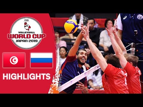 TUNISIA vs. RUSSIA - Highlights | Men's Volleyball World Cup 2019