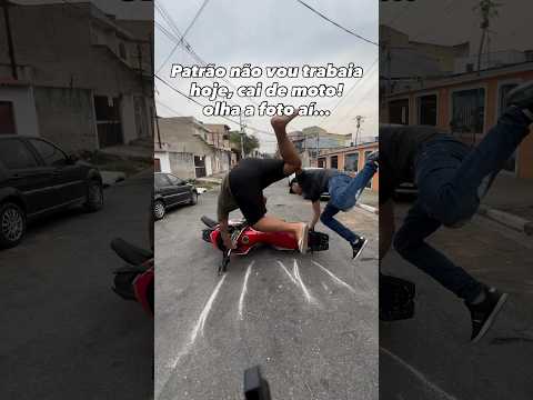 Caiu de moto #motoboy #moto #motovlog #graudebike #grau244 #grauderua #grau #grauecorte #graude160